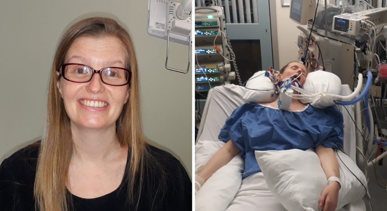 Suzanne Graham thought she just had a bad cold but she actually had pneumonia which lead to sepsis. (Suzanne Graham/SWNS)