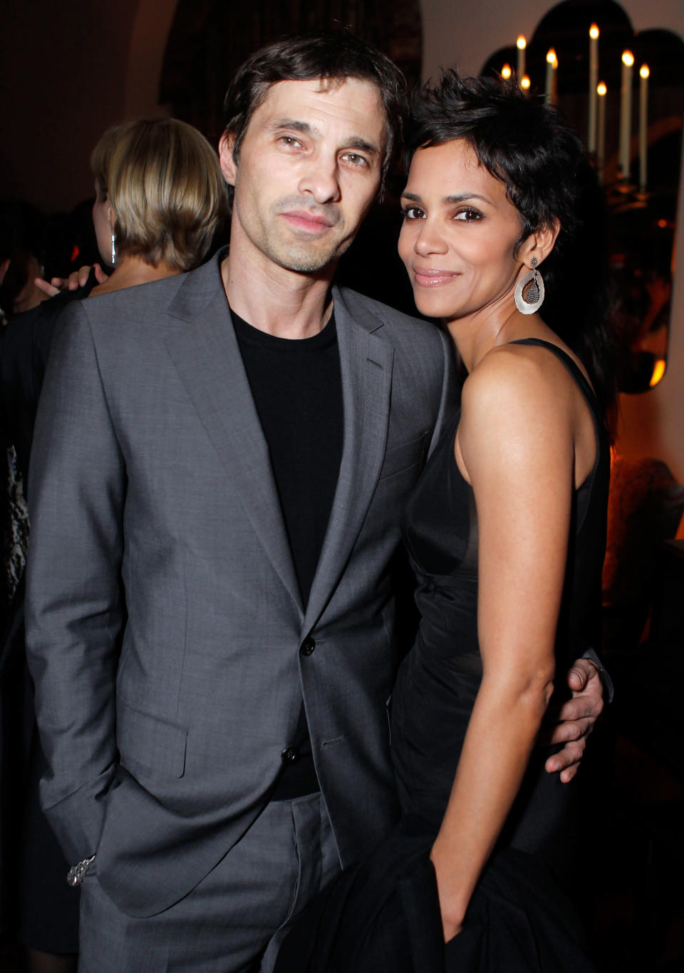 Olivier Martinez (L) and actress Halle Berry attend Harvey Weinstein and Dior's Oscar Dinner at Chateau Marmont on February 23, 2011 in Los Angeles, California. Jeff Vespa/Getty Images