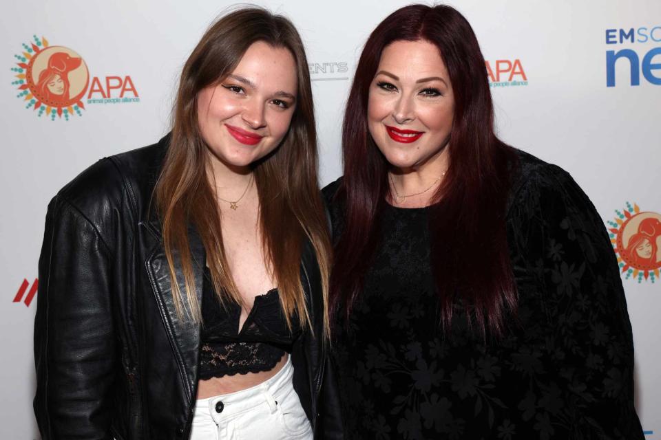 <p>David Livingston/Getty</p> Carnie Wilson and her oldest daughter Lola