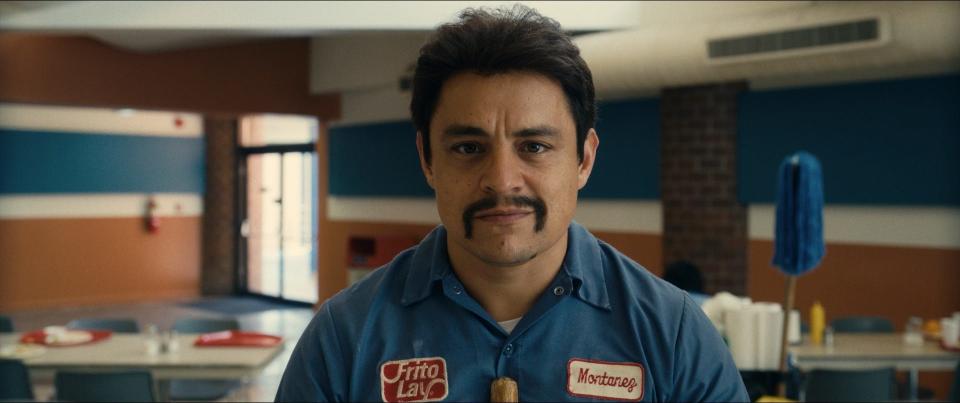 Jesse Garcia plays a Mexican American janitor-turned-Frito-Lay executive in Eva Longoria's new "Flamin' Hot" movie.