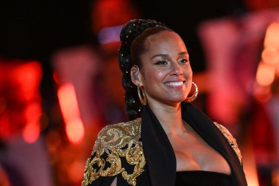 Closeup of Alicia Keys