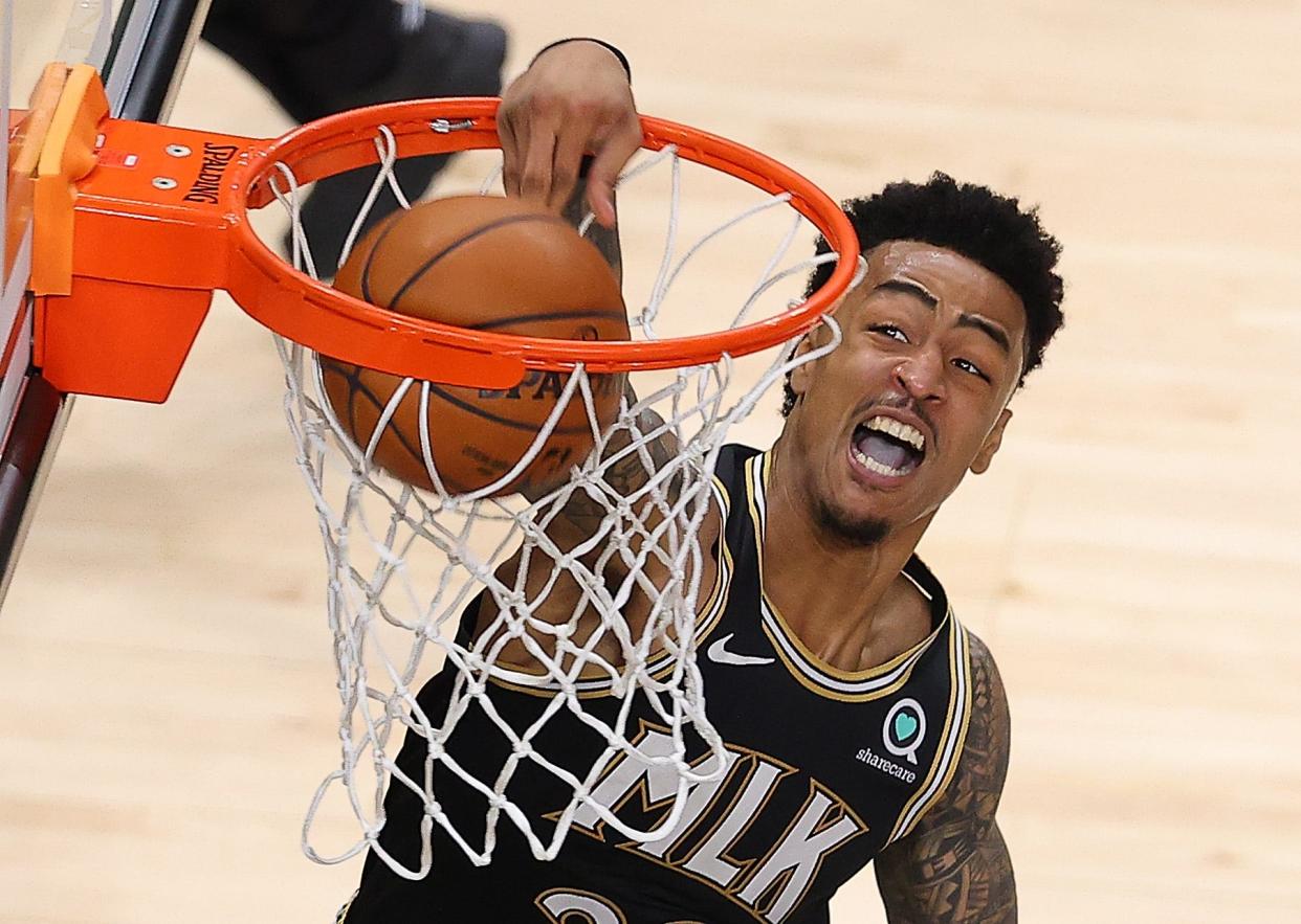 John Collins’ future has been in question since he reportedly turned down a four-year, $90 million extension last offseason.