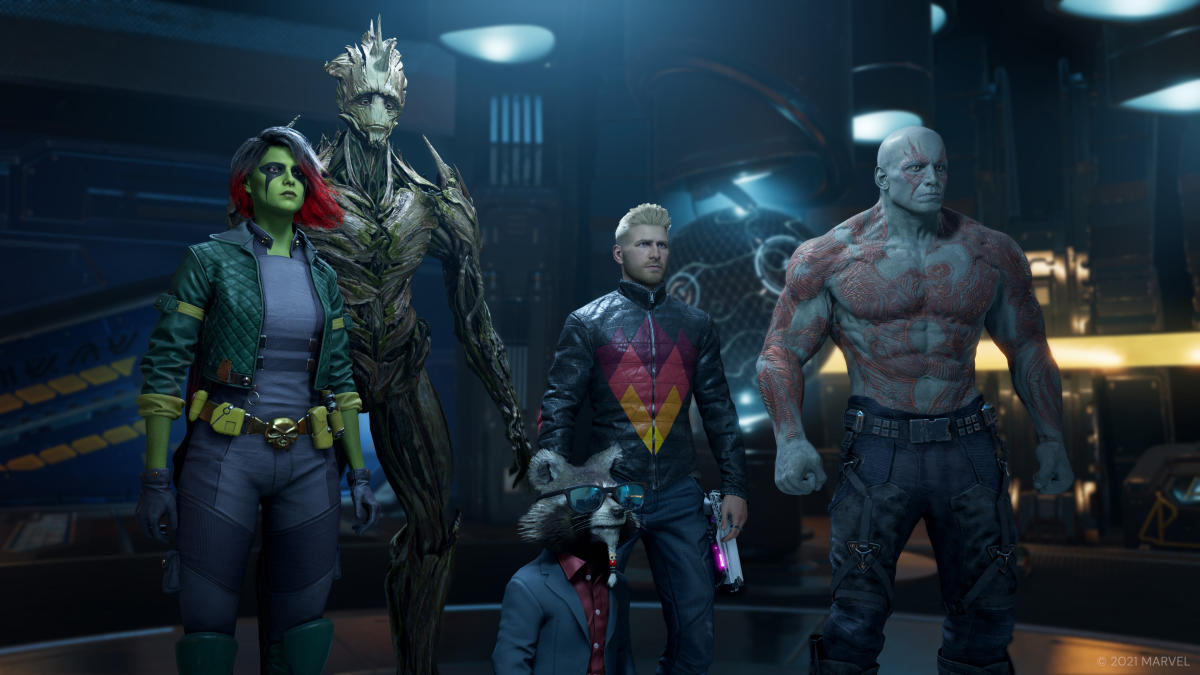 Guardians of the Galaxy' is already better than the 'Avengers' game |  Engadget