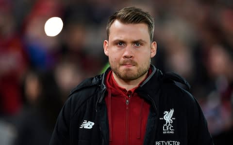 Simon Mignolet looks ahead - Credit: AFP