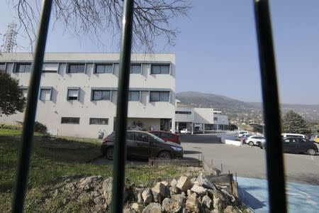 View of the Tocqueville high school after a shooting has taken place injuring at least eight people, in Grasse, southern France, March 16, 2017. REUTERS/Eric Gaillard