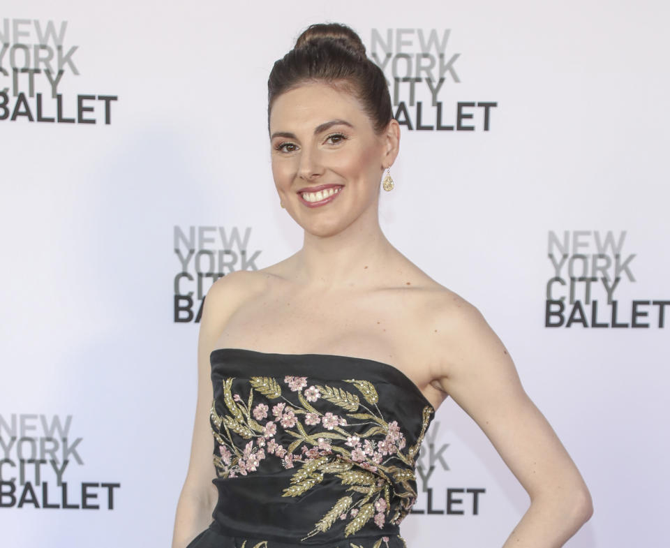 FILE - Ballet dancer Tiler Peck attends the New York City Ballet Spring Gala at the David H. Koch Theater on Thursday, May 2, 2024, in New York. (Photo by Andy Kropa/Invision/AP, File)