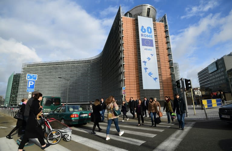 The European Union is celebrating the 60th anniversary of the signing of the founding Treaty of Rome despite a series of crises including Brexit