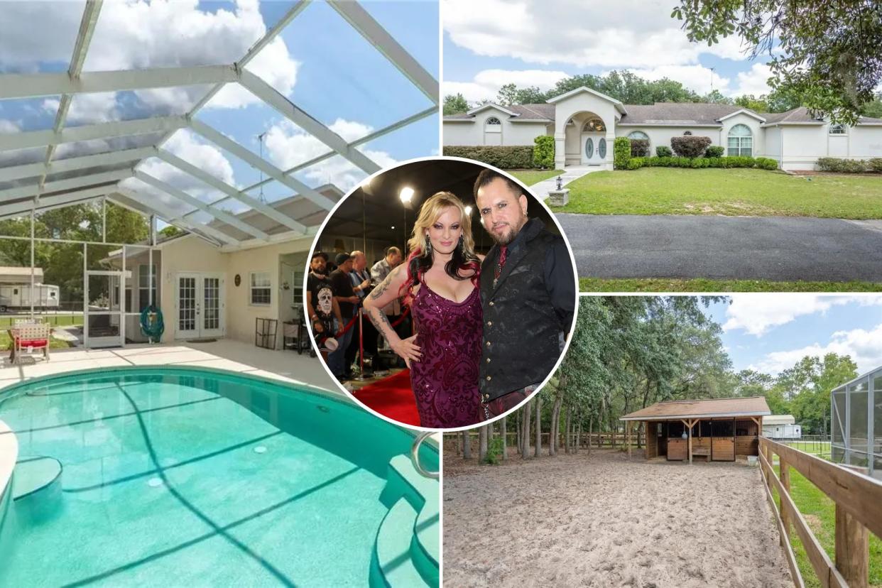 Stormy Daniel's husband wooed her with half a million dollars Florida horse ranch before wedding. 