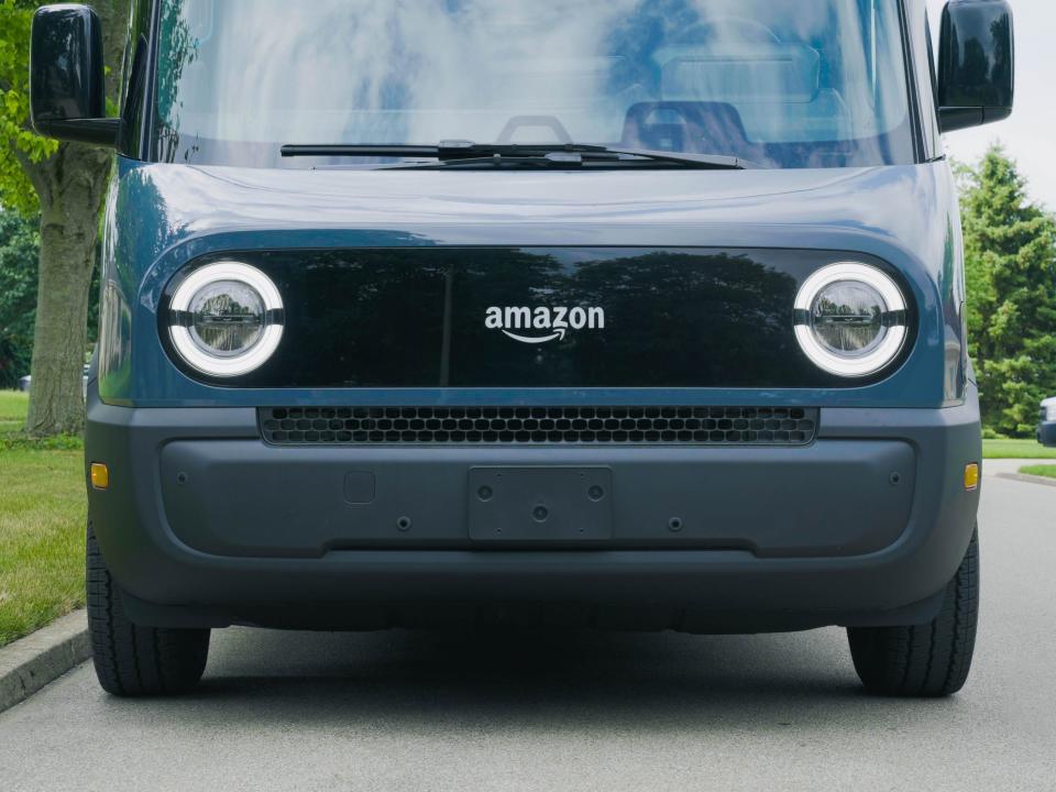 Amazon Rivian electric delivery