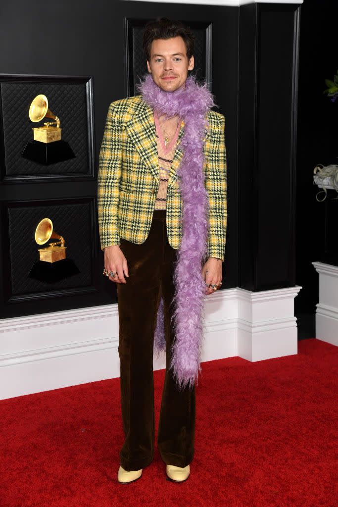 harry styles at the 2021 grammys