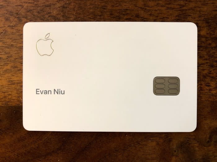 Author's Apple Card