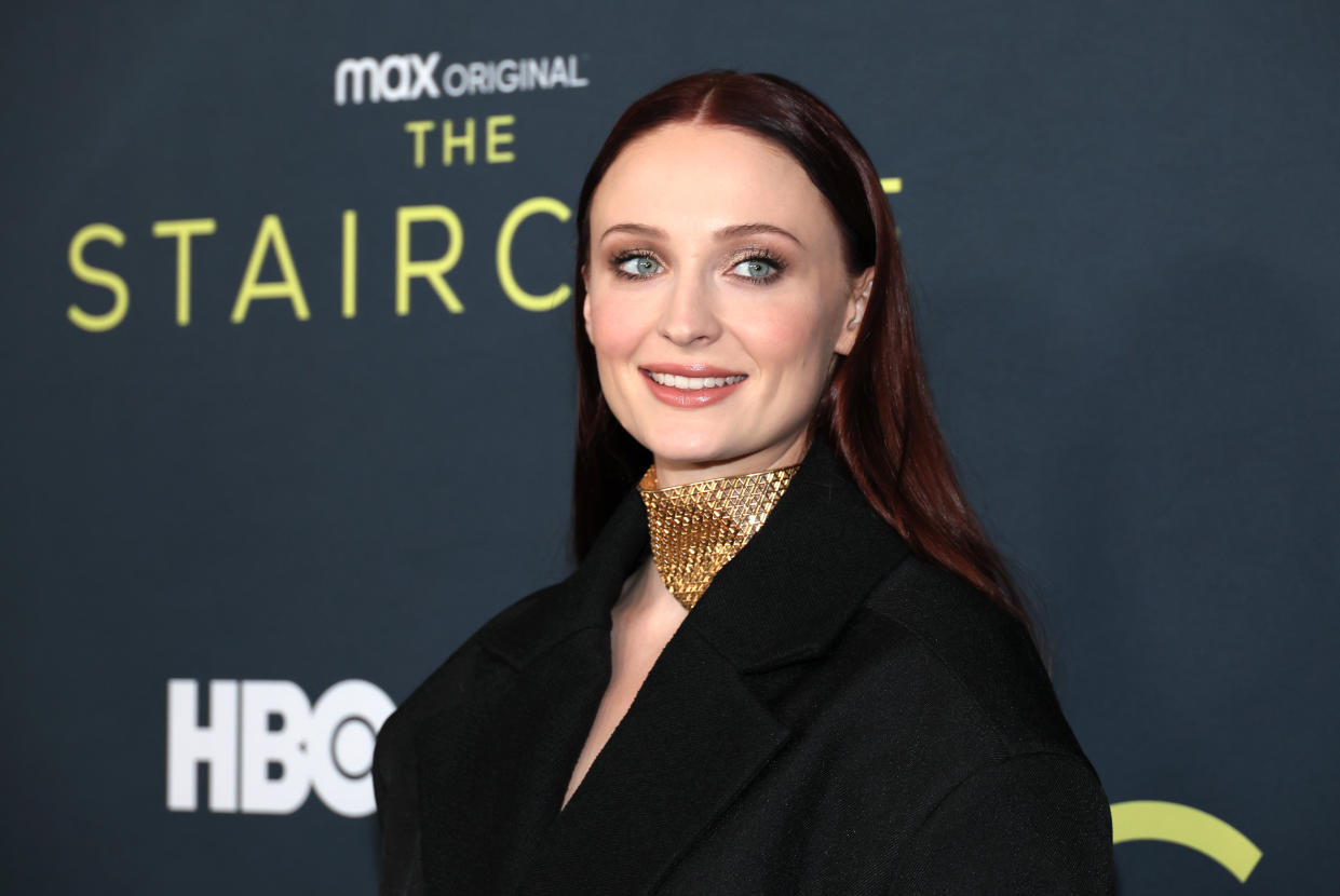Sophie Turner revealed she had a live-in therapist during her eating disorder struggles. (Getty Images)