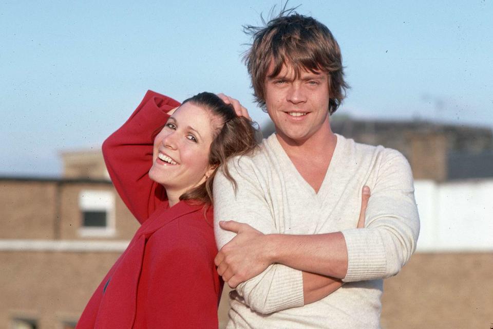 Lynn Goldsmith/Corbis/VCG via Getty Carrie Fisher (left) and Mark Hamill photographed together