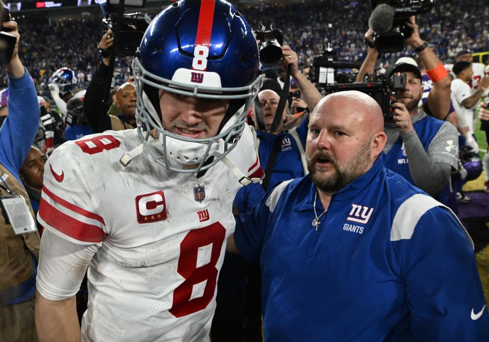 Can Daniel Jones and Brian Daboll pull off another NFL playoff surprise in the Division Playoff round against the Philadelphia Eagles?