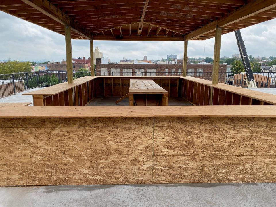 Atop 822 Main Ave.'s Passaic Plaza strip mall, a 6,600-square-foot bar with a giant-screen TV, a hookah lounge and panoramic vistas will be part of the small-plates restaurant I Want U Rooftop.