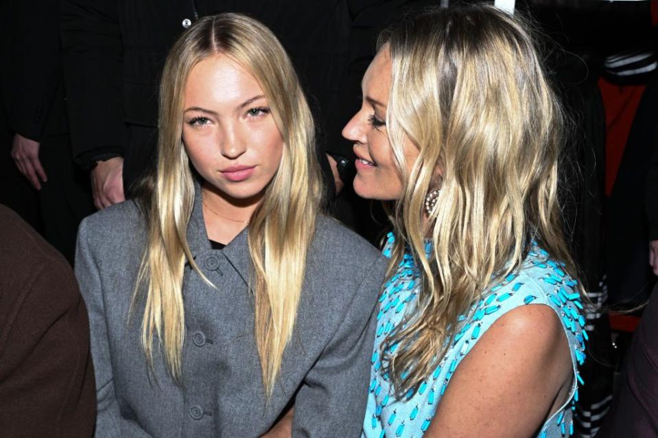 Kate Moss and Daughter Lila Twin in Sleek Parisian Looks on Dior’s ...