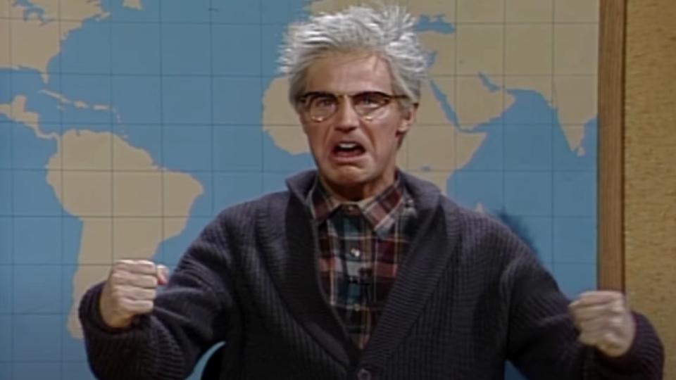 Dana Carvey as Grumpy Old Man on Weekend Update.