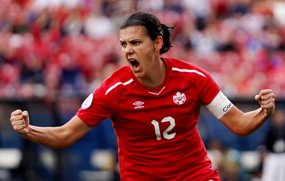 Canada’s ageless wonder is on 181 international goals, three shy of Abby Wambach’s record.