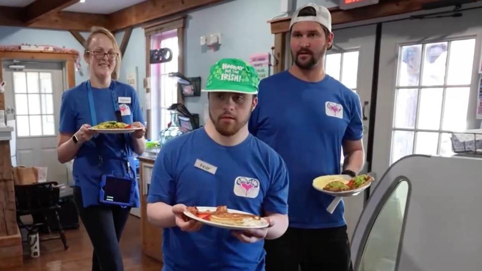 The So Much To Give Inclusive Cafe in Cedars, PA employs 63 people – 80% have a disability.  / Credit: CBS News