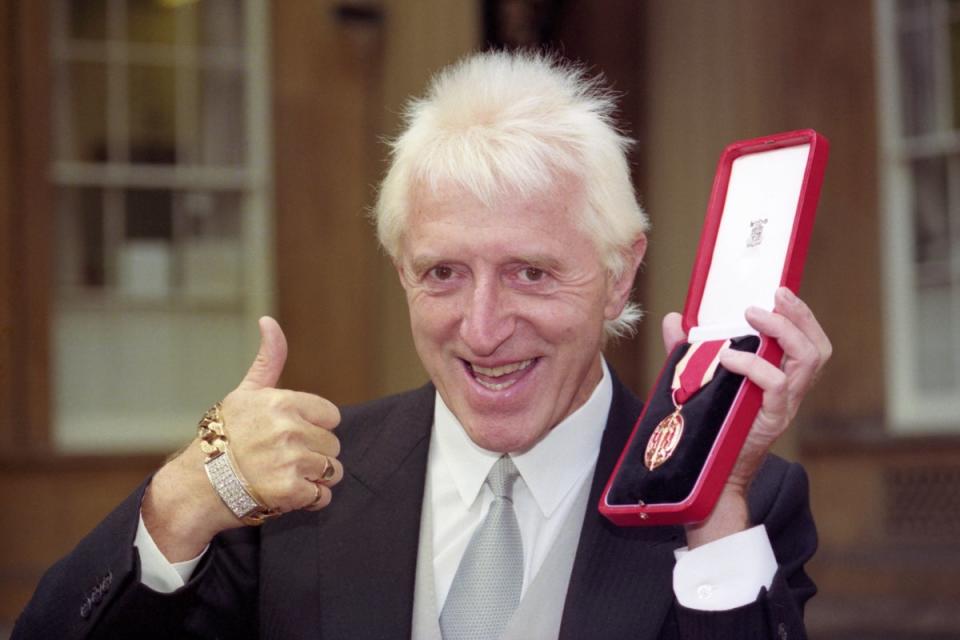 Jimmy Savile’s ‘interest in the mortuary was not within accepted boundaries’, a 2014 inquiry found (PA)