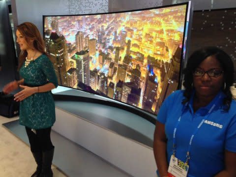 Samsung curved TV