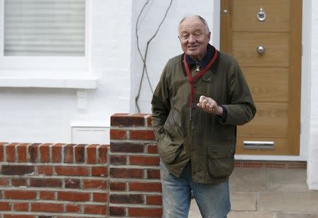 Former London Mayor Ken Livingstone leaves his home in London, Britain April 29, 2016. REUTERS/Peter Nicholls