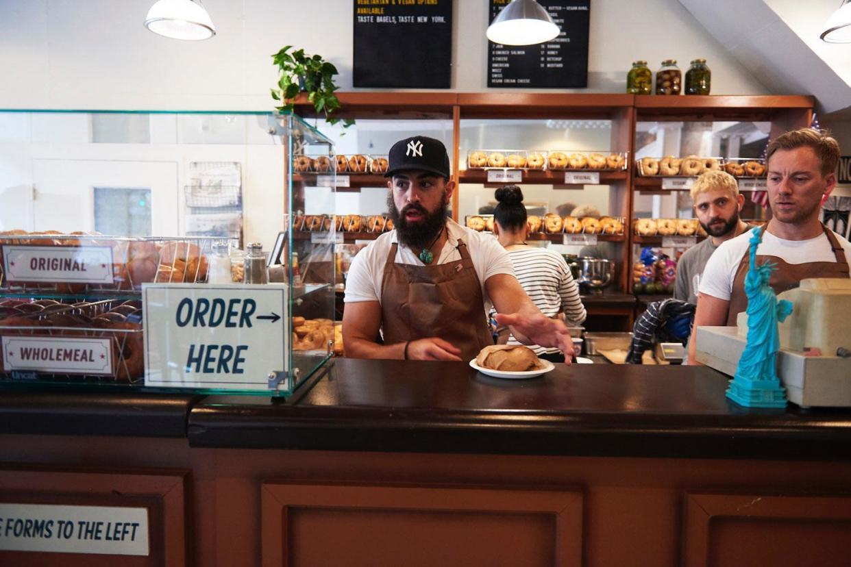 The Big Breakfast Breakout on Bethnal Green road will be giving free bagels to customers tomorrow