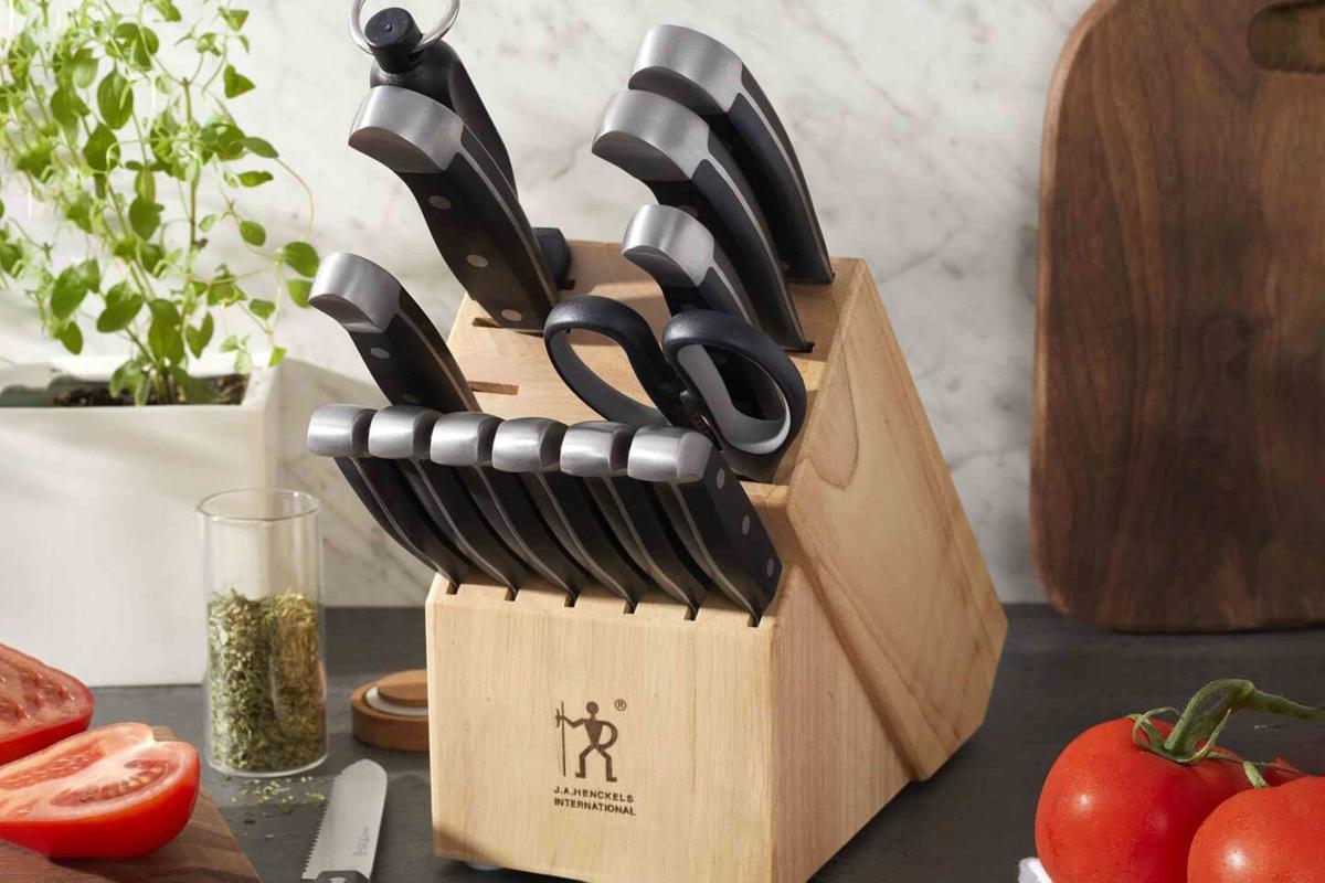 Hurry: Grab This Razor-Sharp Henckels Knife Block Set While It's