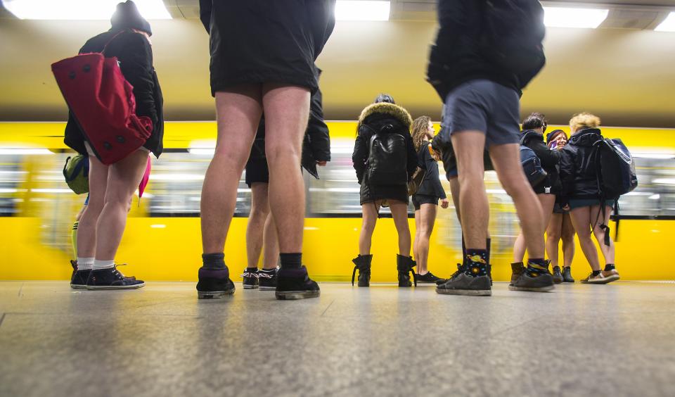 No Pants Subway Ride