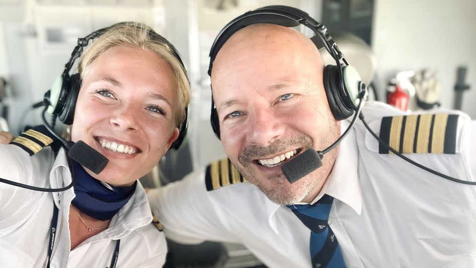 Jasmijn and Jorrit say they both learn from each other when they fly together. - Jorrit van Waalwijk van Doorn and Jasmijn van Waalwijk van Doorn