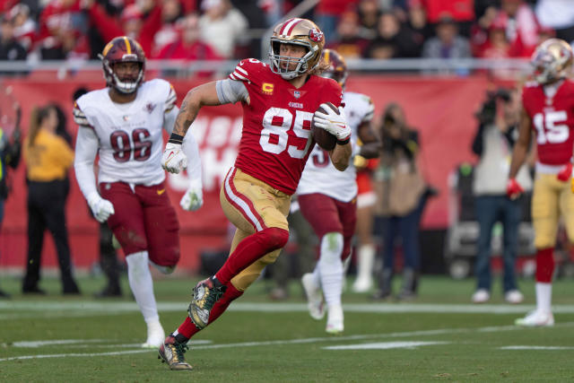 49ers vs. Commanders score, takeaways: George Kittle's huge day powers San  Francisco to eighth straight win 