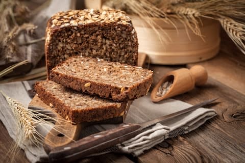 Consuming gluten-free bread that’s been in a toaster after regular bread could potentially result in a day of vomiting and stomach pain for the gluten intolerant - Credit: AP