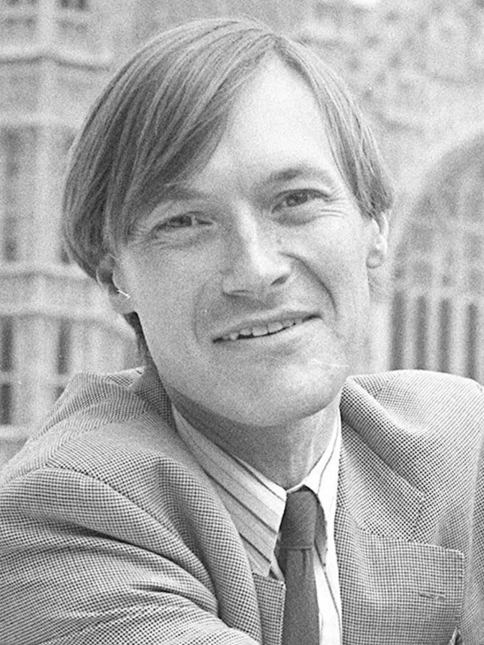 Amess in Westminster in 1990 (PA)