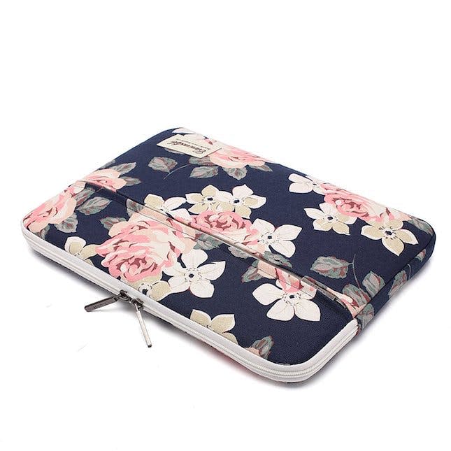 Canvas Life Floral Laptop Case