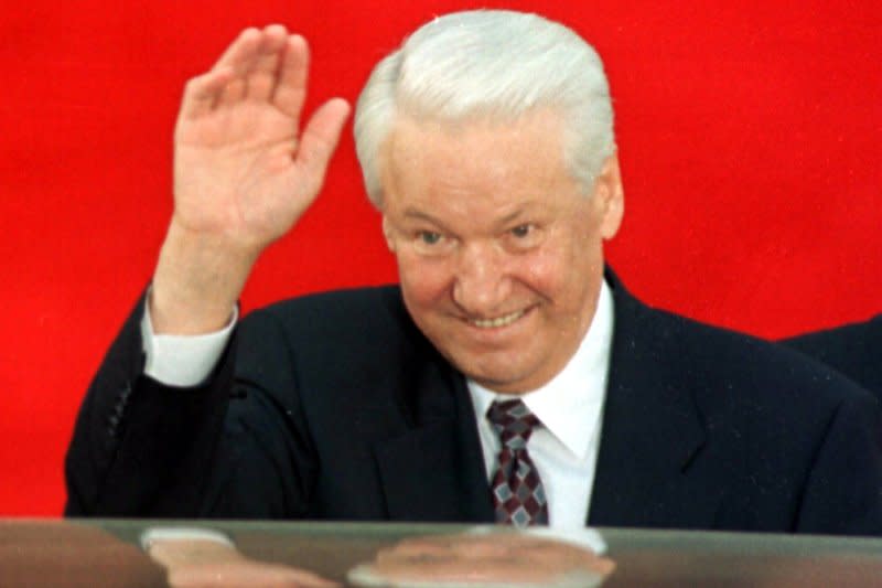 On April 23, 2007, former Russian President Boris Yeltsin, who faced down army tanks during the fall of the Soviet Union, died of cardiac arrest at the age of 76. File Photo by Jim Ruymen/UPI