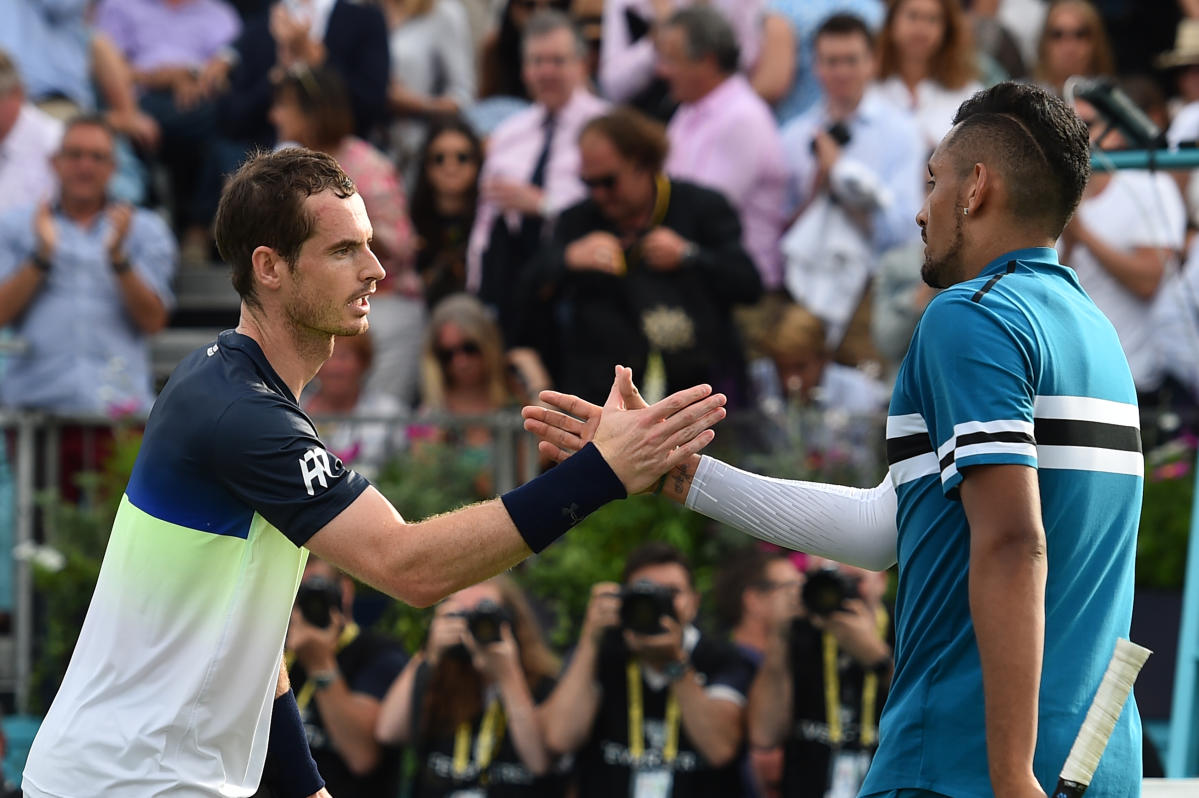 Nick Kyrgios praises Andy Murray in Instagram live You are better than Djokovic