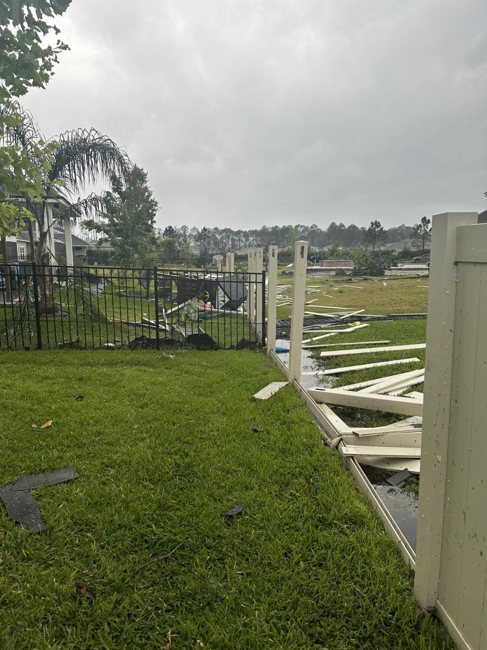 St. Johns County Fire Rescue shares tornado damage photos from World Golf Village area.