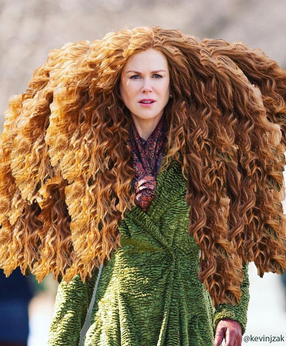 Edited photo of Nicole Kidman in The Undoing