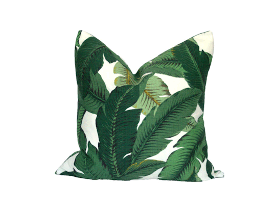 Rest your head on some beautiful banana leaves — without getting ants in your hair! 