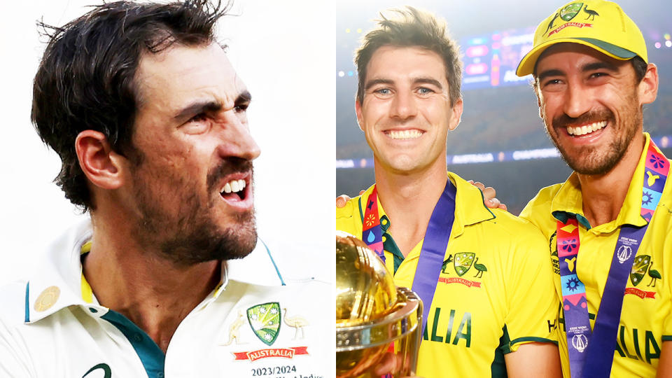 Mitchell Starc and Pat Cummins.