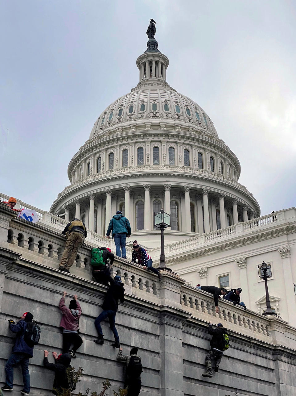 On Jan 6, The United States Capitol Building in Washington, D.C. was breached by thousands of protesters during a "Stop The Steal" rally in support of President Donald Trump during the worldwide coronavirus pandemic.<span class="copyright">zz/STRF/STAR MAX/IPx—AP</span>