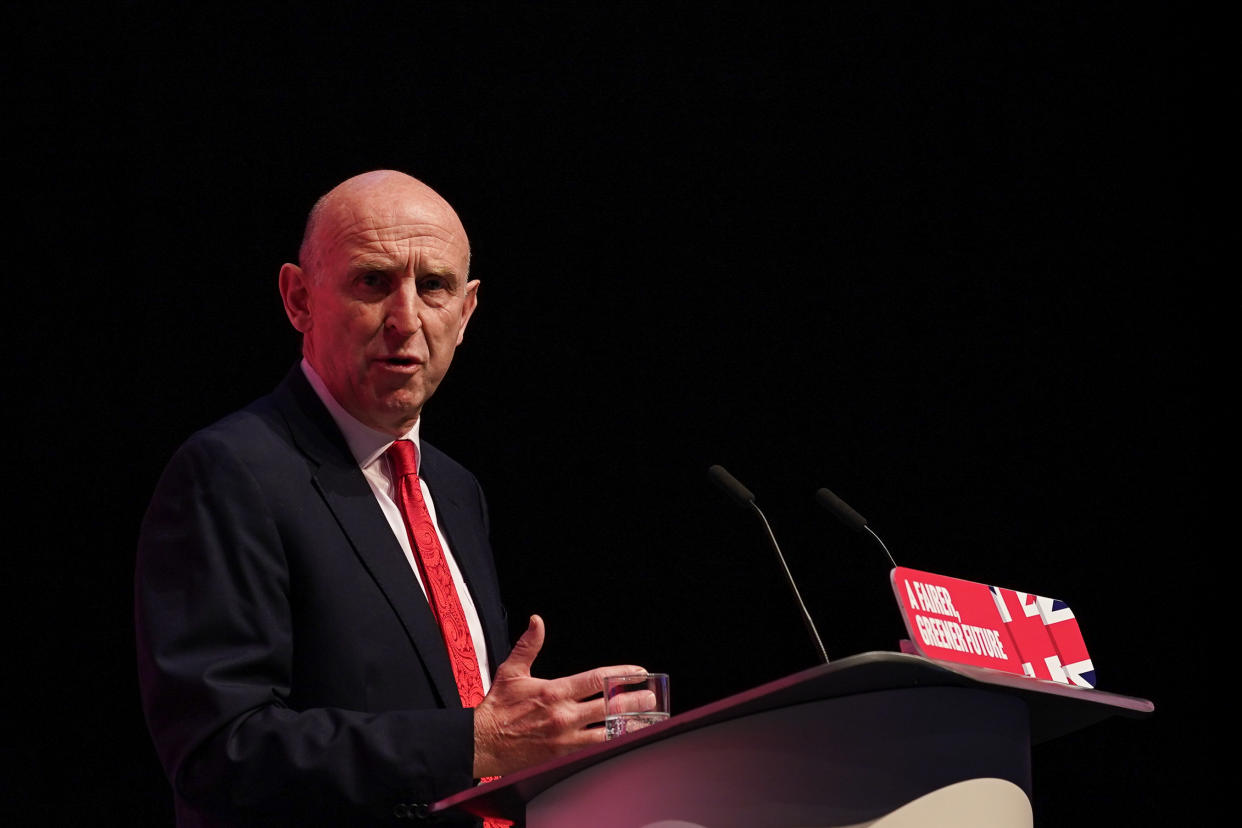 John Healey, British Shadow Secretary of State for Defense