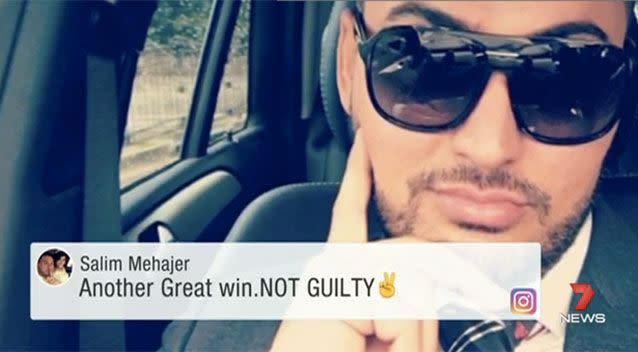 Salim Mehajer took to social media after the hearing. Source: 7News