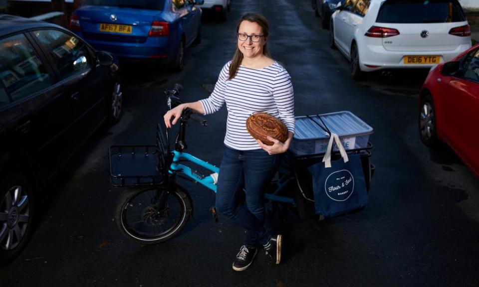 Irina Ruseva in west Manchester, where she founded Flour & Soul.