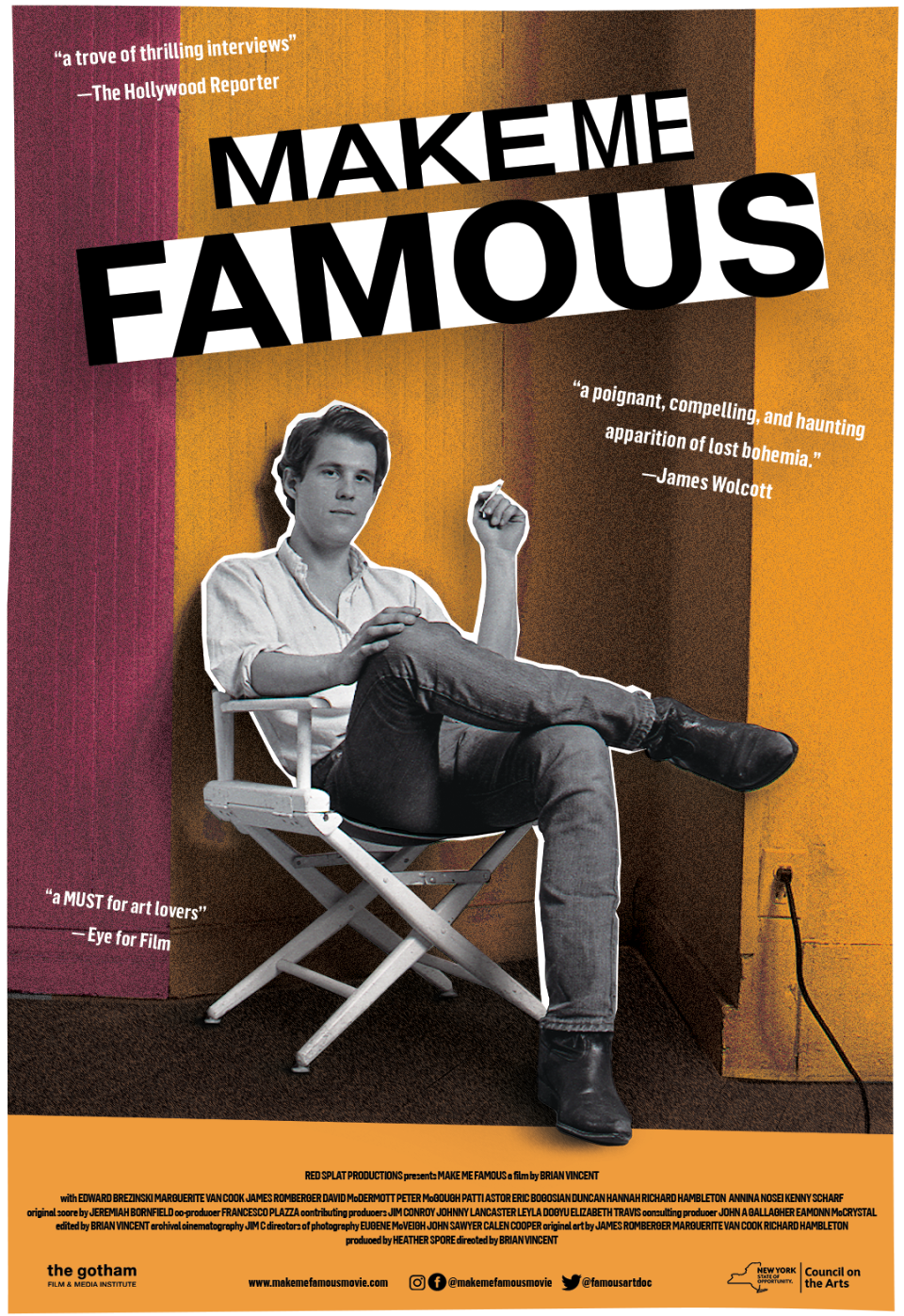 The documentary "Make Me Famous" will be screened by Cinema Detroit at the Scarab Club on Sept. 27, 2023.