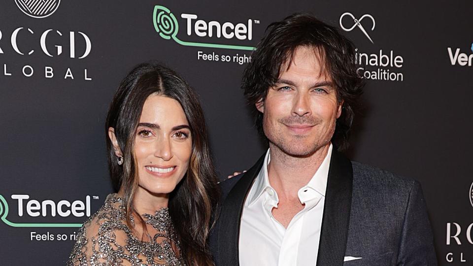 Nikki Reed and Ian Somerhalder. Photo by Momodu Mansaray/Getty Images.