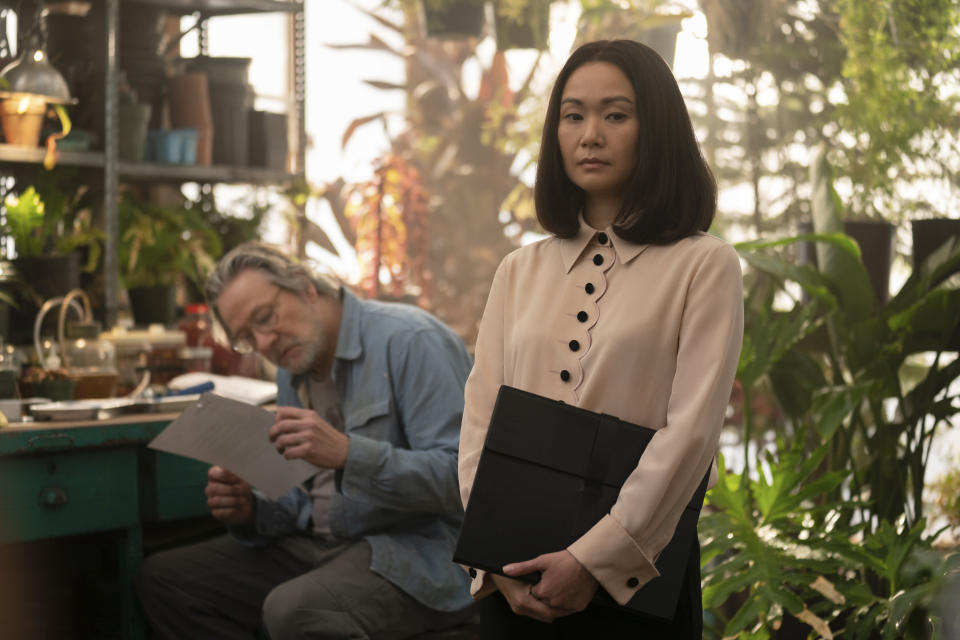 Chris Cooper and Hong Chau in "Homecoming." (Photo: Amazon Studios)