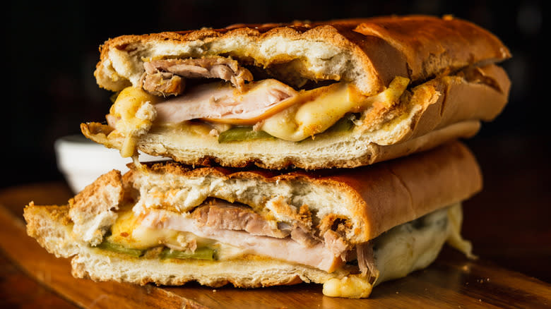 Traditional Cuban sandwich