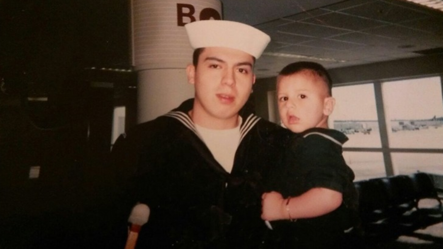 Alex Murillo after enlisting in the U.S. Navy. (Courtesy: Alex Murillo)