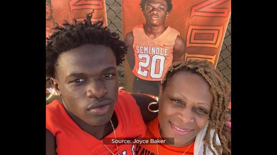 Family members say Jhavon McIntyre, 18, was shot three times at Seminole High on Wednesday.